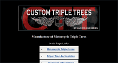 Desktop Screenshot of customtripletrees.com