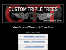 Tablet Screenshot of customtripletrees.com